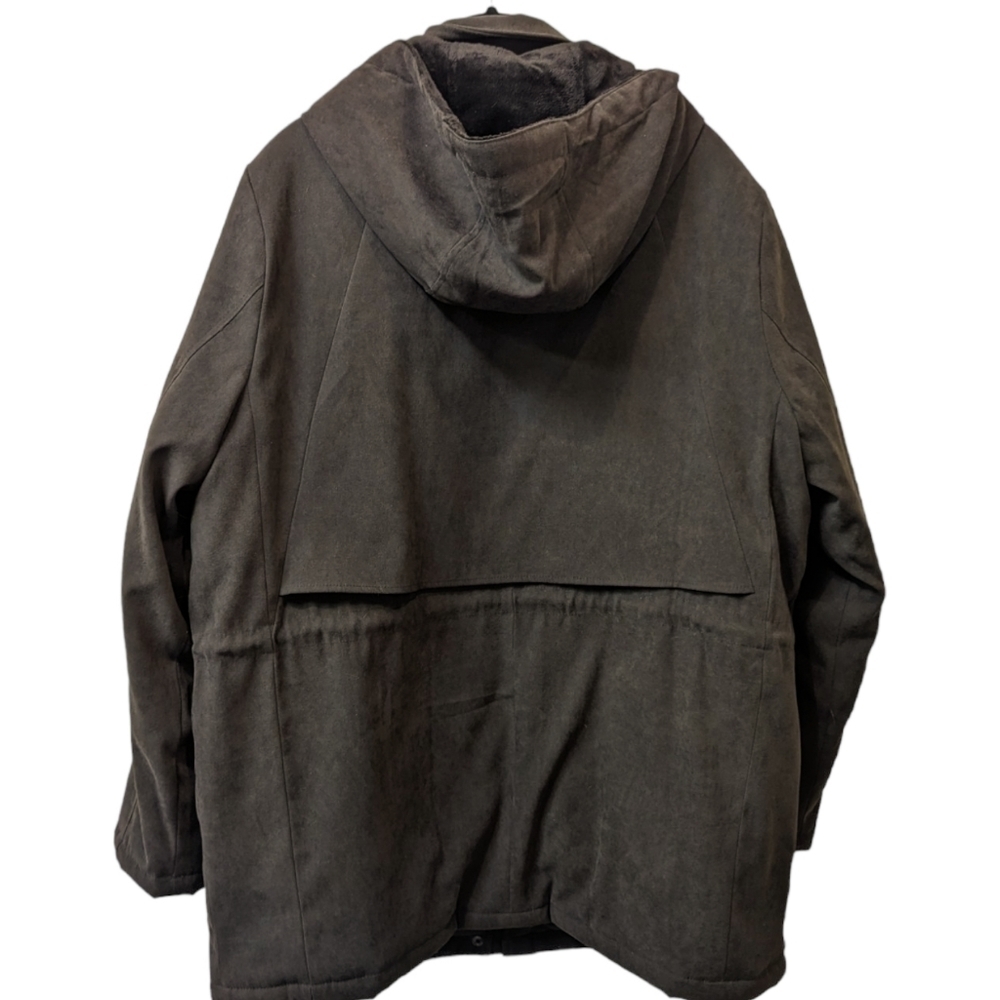 Braetan Chocolate Brown Hooded Women's Cold/Wet Weather Parka (XL) - Picture 2 of 9